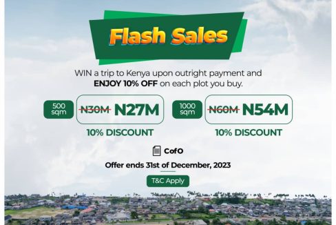 End 2023 on a high-note by seizing the moment with our LIMITED-TIME 10% PRICE DISCOUNT on every plot of land you invest in at The Wealthy Place