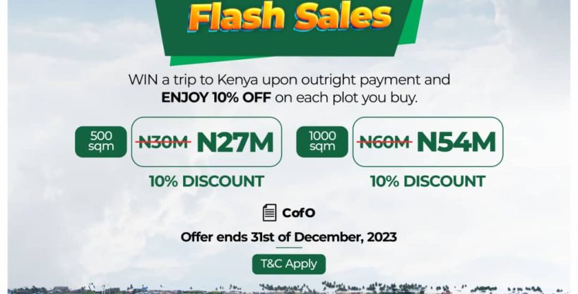 End 2023 on a high-note by seizing the moment with our LIMITED-TIME 10% PRICE DISCOUNT on every plot of land you invest in at The Wealthy Place