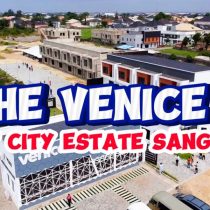 *THE VENICE is a smart city project located in Sangotedo-Ajah. It is a community residence with modern architectural designs.