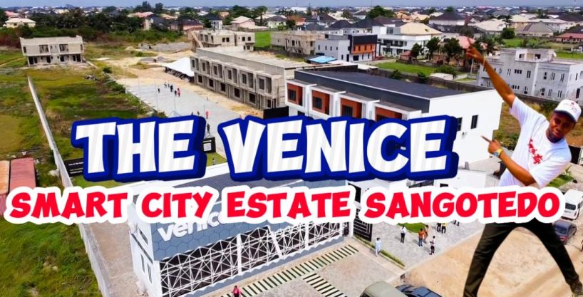 *THE VENICE is a smart city project located in Sangotedo-Ajah. It is a community residence with modern architectural designs.