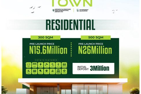 AFFORDABLE LUXURY ESTATE OPPOSITE LEKKI-EPE AIRPORT