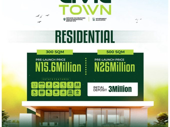 AFFORDABLE LUXURY ESTATE OPPOSITE LEKKI-EPE AIRPORT