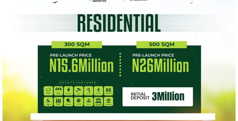 AFFORDABLE LUXURY ESTATE OPPOSITE LEKKI-EPE AIRPORT