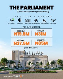 PRIME LUXURY ESTATE ALONG LEKKI EPE EXPRESSWAY.