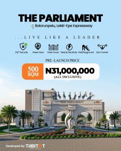 PRIME LUXURY ESTATE ALONG LEKKI EPE EXPRESSWAY.
