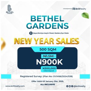 Affordable Land for Sale in Ibadan – Bethel Gardens Estate