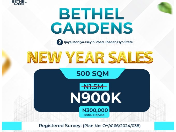 Affordable Land for Sale in Ibadan – Bethel Gardens Estate