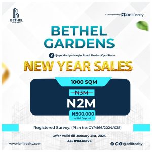 Affordable Land for Sale in Ibadan – Bethel Gardens Estate