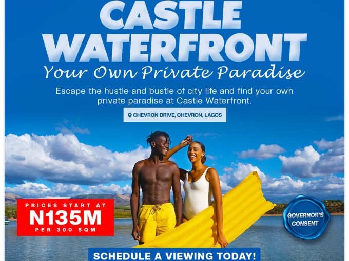Water Front property for Sale on Chevron Drive, Lekki, Lagos