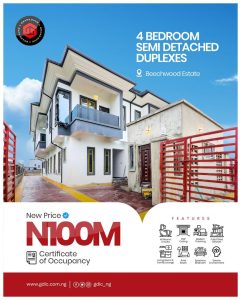  Luxury 4-Bedroom Semi-Detached Duplex for Sale in Beechwood Estate 