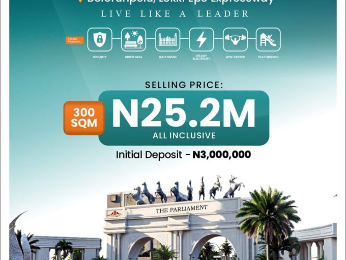 LUXURY LAND FOR SALE IN LEKKI