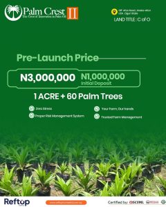 AFFORDABLE FARM LAND FOR SALE IN OGUN STATE