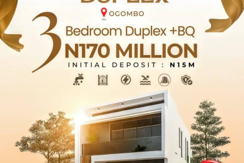 duplexes in ogombo lagos