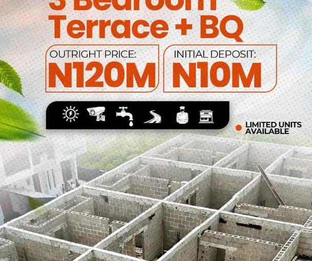 3 BEDROOM TERRACE AJAH - LUXURY HOMES IN AJAH 